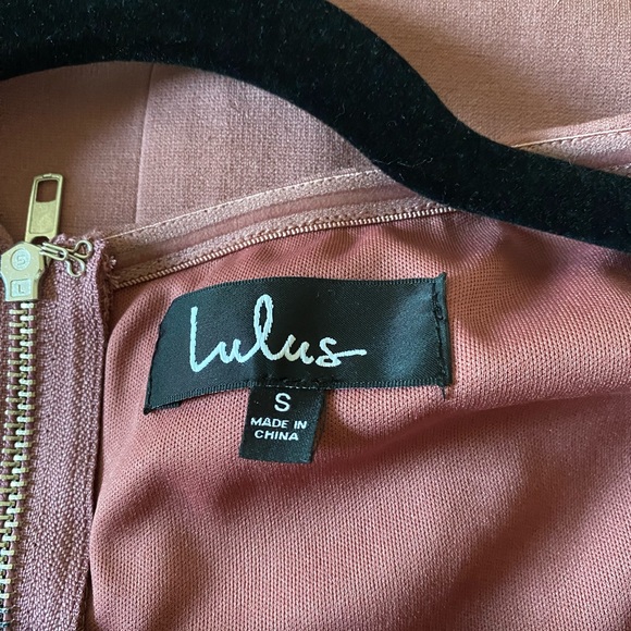 Lulus Open Your Heart Mauve One-Shoulder Bodycon Midi Dress-NWT - Picture 4 of 5